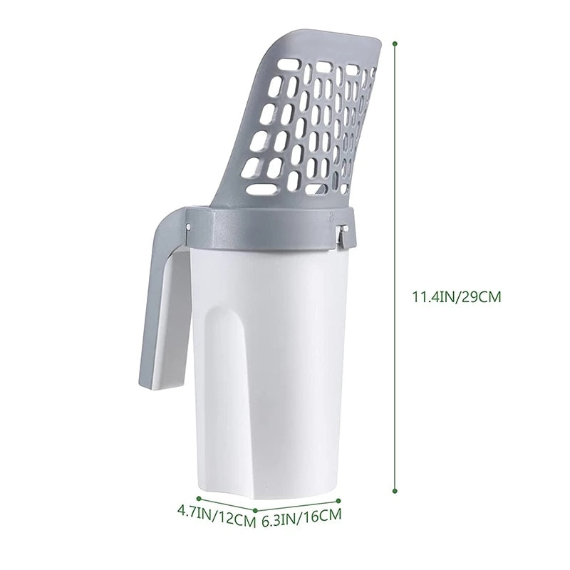 Cat Litter Scoop Self-cleaning Cat Litter Box Shovel Kitty Toilet Clean Tool for Litter Tray Sandboxes Shovel Sand Cats Supplies